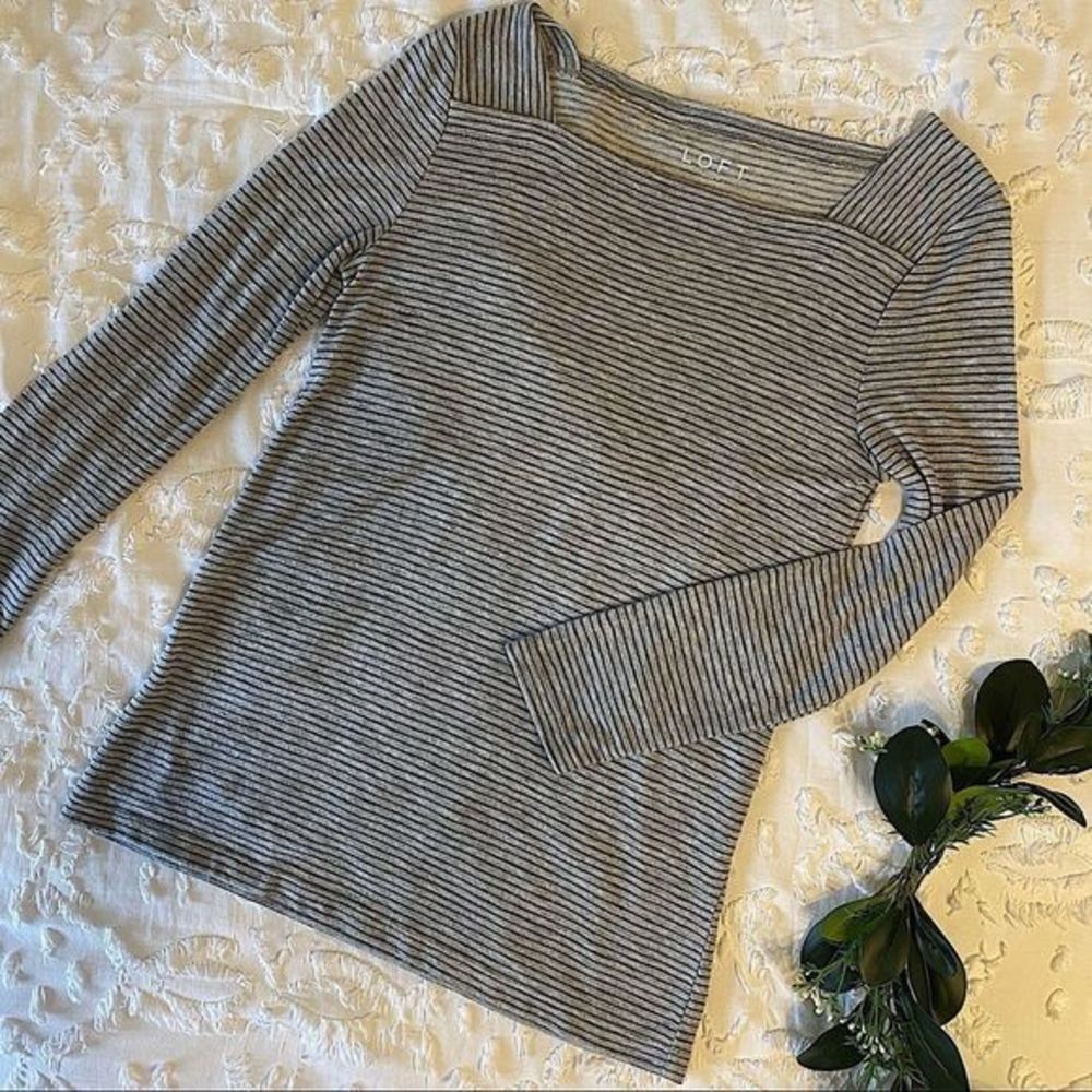Super Soft LOFT‎ Long Sleeve Striped T-shirt